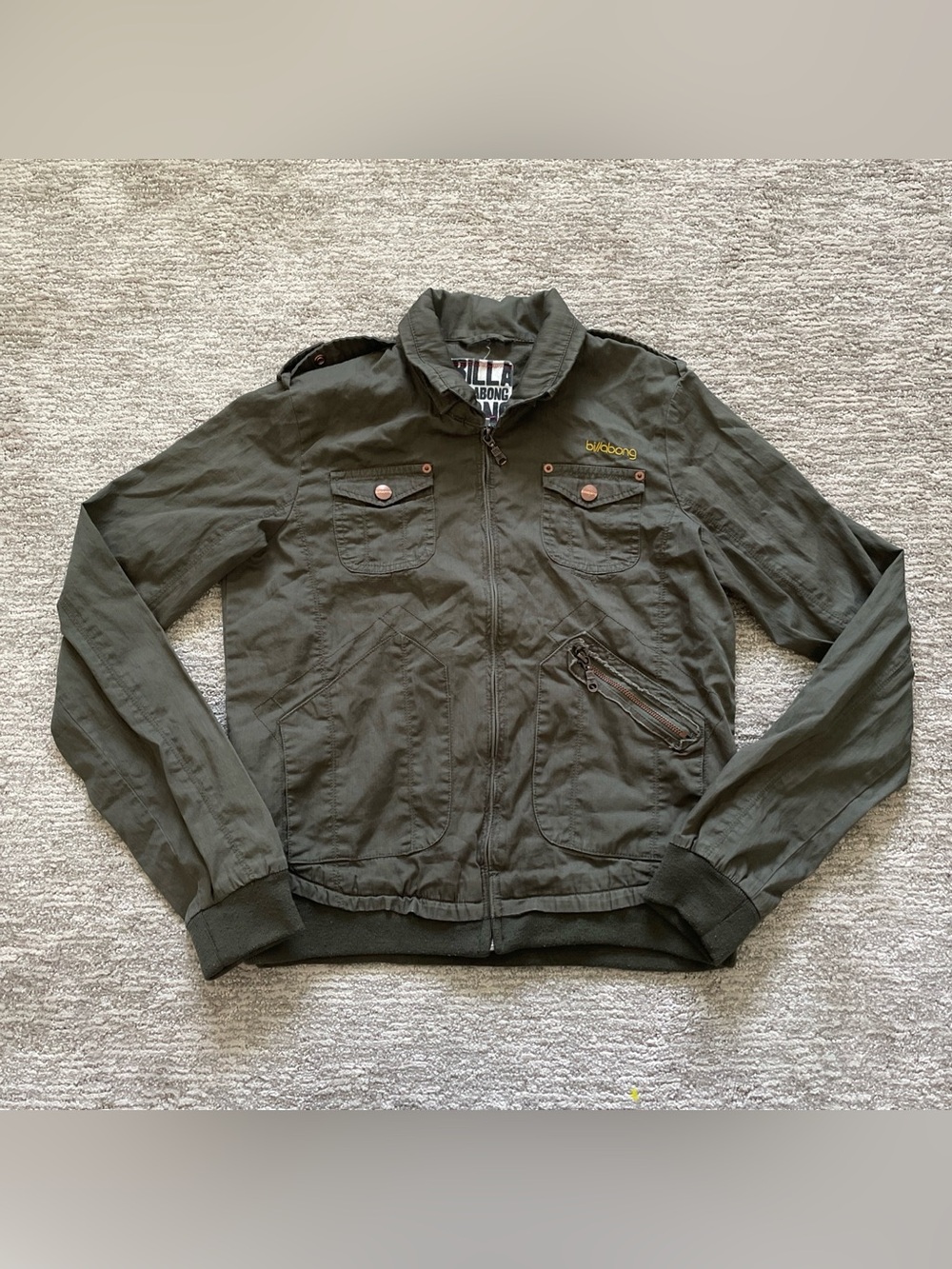 Billabong Hannah Jacket ASO Bella Swan Twilight Cosplay Alt Color Green Size L